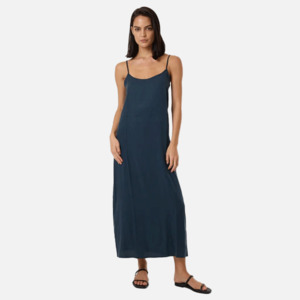 Thrills: Thrills Breezy Slip Dress - Dark Slate