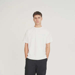 Huffer Block 220 Tee Vert - Chalk