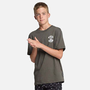 Youth Sale: The Mad Hueys Anchor Bones Youth Tee - Charcoal