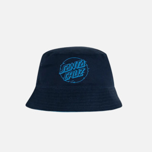 Youth Sale: Santa Cruz Youth Vivid Dot Mono Bucket Hat - Navy