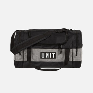Backpacks: Unit Stack Duffle Bag - Charcoal