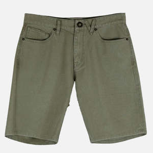 Volcom Modown Canvas 5 Pocket Short - Army Combo