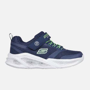 Youth Shoes 1: Skechers Meteor-Lights Toddler - Navy Lime