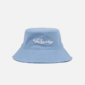 Rusty Girls Summer Time Reversible Bucket Hat - Yonder Blue