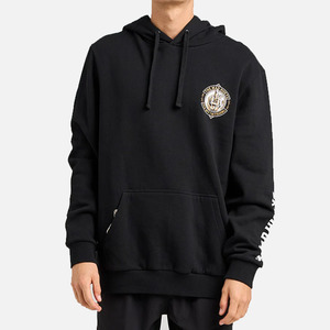 Mens Hoodies: The Mad Hueys Fk Off Fish On Pullover Hood - Black