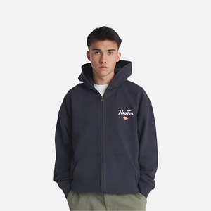 Huffer Saturday Zip Hood - Navy