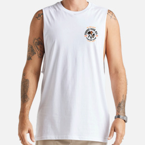 The Mad Hueys Still Catching FK All Muscle - White