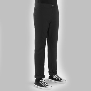Mens Pants 1: Dickies 918 Slim Fit Double Knee - Black