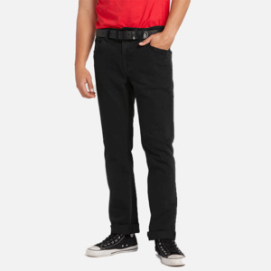 Mens Jeans 1: Volcom Solver Denim - Blackout