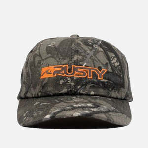Rusty Dead End Dad Cap - Grey Camo