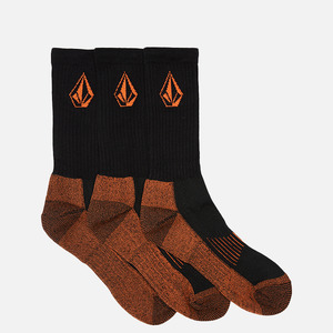 Volcom Workwear Socks 3pk - Black