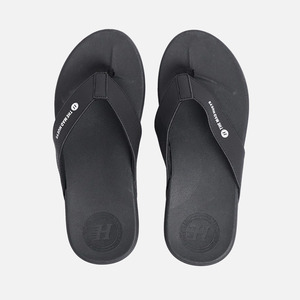 The Mad Hueys Wide Strap Thongs - Black