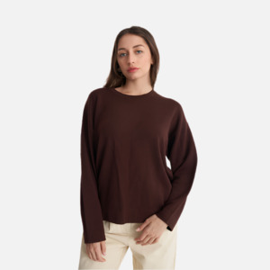 Womens Knitwear: Huffer Neve Crew - Teddy