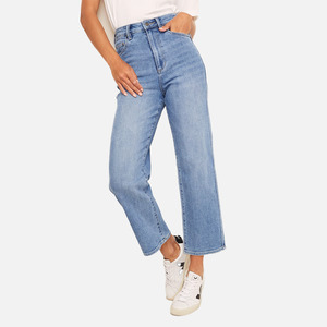 Womens Jeans 1: Riders Hi Straight - Union Blue