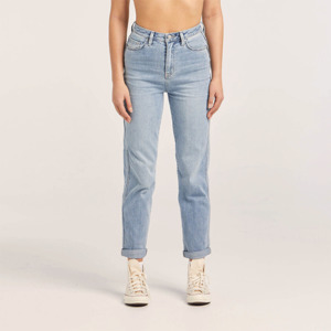 Womens Jeans 1: Riders HI Straight Mom Jean - Blue Sands