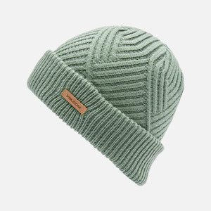 Volcom Stone Knit Beanie - Lichen Green