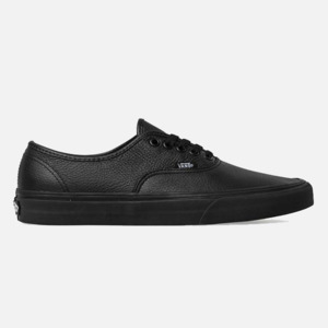 Womens Shoes: Vans Authentic - Black Leather