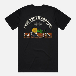 Winter Sale: RCLTD FK Off I’m Beef Farming Tee - Black
