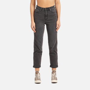 Riders By Lee: Riders HI Straight Mom Jean - Baxter Black