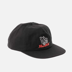 Xlarge: XLARGE Fire Dice Snapback Cap - Black