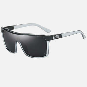 A Lost Cause: ALC Shoreline Sunglasses - Black/Clear