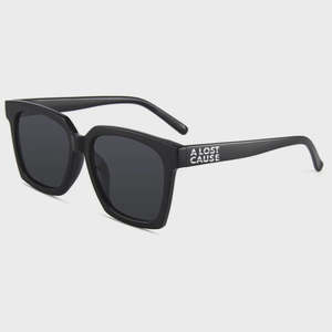 A Lost Cause: ALC Framed Sunglasses - Black