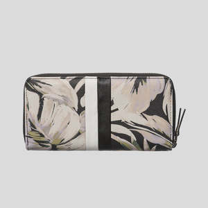 Billabong: Billabong Zip Around - Black Floral