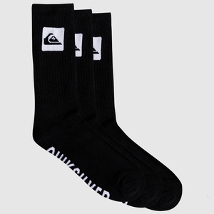 Quiksilver 5 Crew Pack Socks - Black