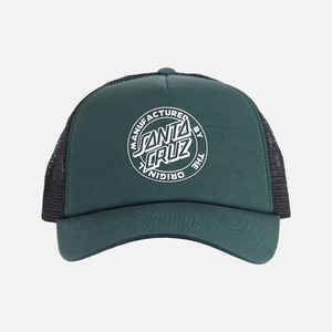 Santa Cruz: Santa Cruz MFG Dot Trucker Cap- Green