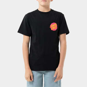 Santa Cruz Youth Meek Scratched Slasher Tee - Black