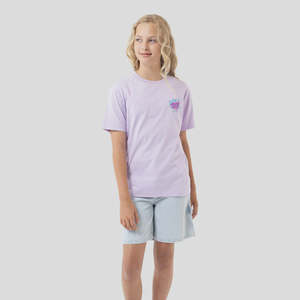 Santa Cruz Youth Crystal Hand Tee - Lavender