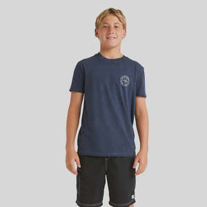 Boys: Billabong JNR Boys Big Wave Daz Tee - Dusty Navy