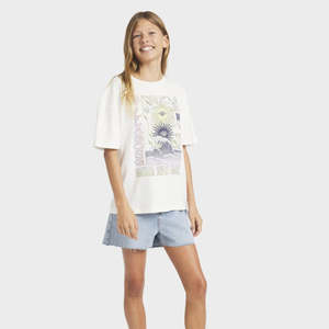 Billabong JNR Swell Trip Tee - Salt Crystal