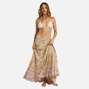 Roxy Garland Radiant Sun Skirt - Stone