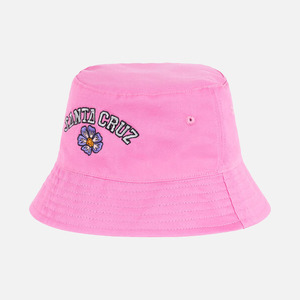 Santa Cruz Youth Field Arch Repeat Reversible Bucket Hat - Pink