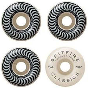 Spitfire: Spitfire Wheels F4 99 Classic Silver 54mm