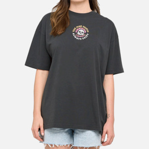 The Mad Hueys: The Mad Hueys Always Salty OS Tee - Vintage Black