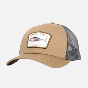 Salty Crew Big Blue Retro Trucker Hat - Khaki