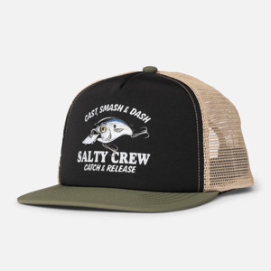 Salty Crew Good Times Boys Trucker Cap - Black Olive