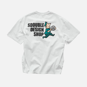 Latest: S-Double Man With Dot Tee - White