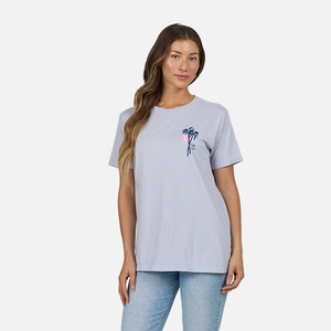 Salty Crew Geo Palm B.F Tee - Fog