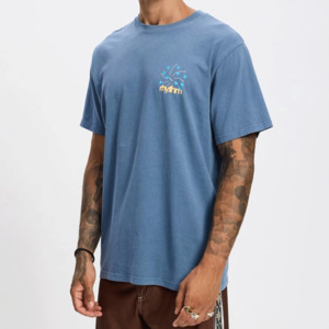 Rhythm High Vintage SS Tee - Sea Blue