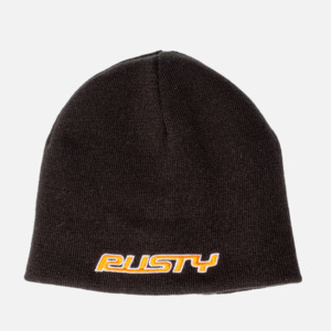 Rusty: Rusty Flip Daddy Reversible Beanie - Black