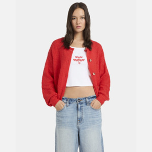 Volcom: Volcom Beach Please Cardi - Fiesta Red