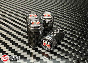 Nissan Gtr Range: Carbon Fibre 'GTR' Valve Caps for GT-R R35, R34, R33, R32 Skyline