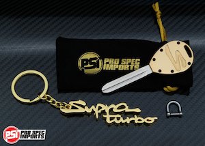 Titanium Car Keys: (SOLD OUT) Collectors Edition 18K Gold - Titanium Supra Key