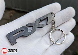 Titanium Car Keys: Carbon Fibre keychain for Mazda RX7 FD FC SA, rotor, rotary, gift, accessory