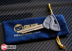FD3S RX7 Key Blank - Frosted Titanium GR6