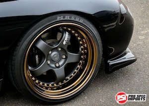 Hubcentric Centre Caps Full Range: Work Meister S1 3P, 18" Centre Caps - Suit Mazda RX7 FD3S FC, RX8, Cosmo, Mazda 6, Mazda 3, Rotor Hubcentric Ring 67.1mm