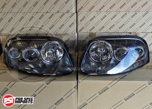 Supra Headlights Taillights: Genuine Toyota Supra '97+ Series 2 'Facelift' JDM (RHD) Headlights